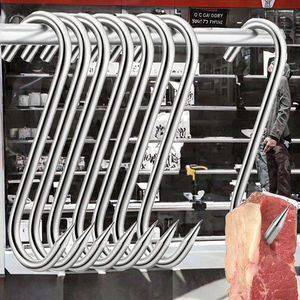 Fabrika toptan 10mm paslanmaz çelik asılı et kasap kanca ağır sanayi uygulamaları için sığır için - Product Image 3