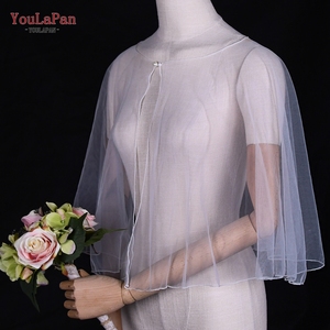 YouLaPan VG89 Sciarpa Minimalista in Rete di Nylon a Strato Singolo per Abiti Formali <span class=keywords><strong>Senza</strong></span> <span class=keywords><strong>Spalline</strong></span> da Donna per Spose e Damigelle - Product Image 1