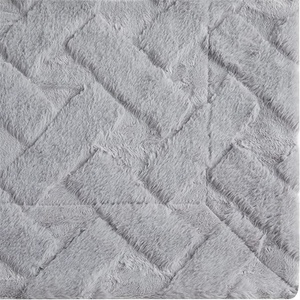Couverture en <span class=keywords><strong>fausse</strong></span> <span class=keywords><strong>fourrure</strong></span> épaisse et chaude, 100% Polyester, <span class=keywords><strong>fausse</strong></span> <span class=keywords><strong>fourrure</strong></span> pour hiver, vente en gros - Product Image 4