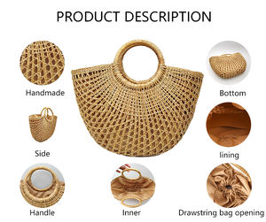 3194 haute qualité en gros <span class=keywords><strong>sac</strong></span> fait main femmes 2024 été paille <span class=keywords><strong>plage</strong></span> fourre-tout sacs tissé <span class=keywords><strong>sac</strong></span> à main femmes paille <span class=keywords><strong>sac</strong></span> <span class=keywords><strong>de</strong></span> <span class=keywords><strong>plage</strong></span> - Product Image 2