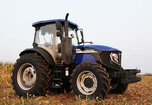 Lovol 80-90HP tracteur chargeur frontal avec seau 4-en-1 attache rapide machines agricoles tondeuse à gazon tracteur - Product Image 3