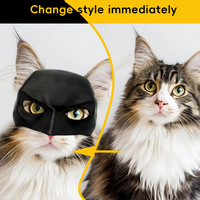 Masque de chat Batman créatif pour animaux de compagnie - Fournitures de bricolage pour toutes les saisons