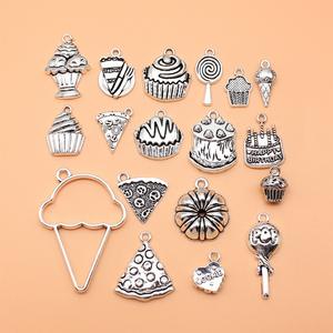 Gangan Juego de accesorios plateados para pastel, galletas, <span class=keywords><strong>pizza</strong></span> y hielo de 18 piezas, cada uno pesa aproximadamente 34g - Product Image 1