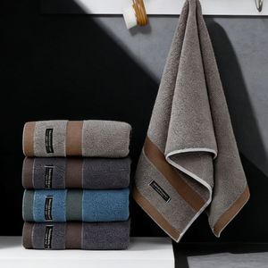 Serviette de bain en tissu éponge bio avec logo personnalisé, 100% coton tissé, absorbante, pour le lavage du visage, le sport, l'hôtel, la maison, le spa - Product Image 3