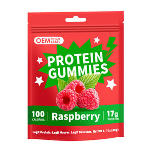 Sports Supplement Natural Whey Protein Gummies High <b>Creatine</b> Electrolytes Caffeine Energy Boost Pre Workout Muscle Support Adult - Product Image 1