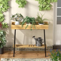 Rak Penyangga Pot Bunga Dekorasi Rumah Modern Indoor Outdoor, Rak Pajangan Pot Bunga