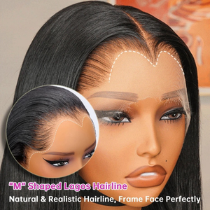 Парик из натуральных бразильских волос с линией роста волос 300 Density Lagos, 13x4, 13x6, 360, с кружевной передней частью, предварительно выщипанный - Product Image 2