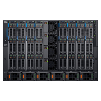 شاسيه من Dells طراز PowerEdge MX7000 بمفصلة و8 شرائح عريضة مفردة شفرات شفرات