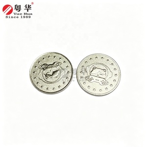 Jeton en laiton personnalisé pour jeux d'arcade, jeton en métal plaqué <span class=keywords><strong>argent</strong></span> - Product Image 2