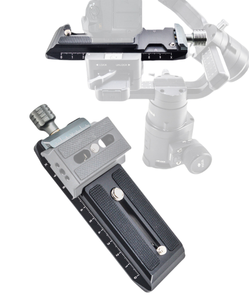 Support de plaque de dégagement rapide antidérapant de haute qualité avec vis de 1/4 "pour <span class=keywords><strong>stabilisateur</strong></span> DJI <span class=keywords><strong>Ronin</strong></span> S/RS3/RS2/<span class=keywords><strong>RSC2</strong></span>/WBS - Product Image 2