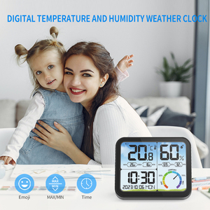 Trong Nhà Kỹ thuật số cảm biến nhiệt độ ẩm kế Nhiệt kế thời tiết ẩm kế Nhiệt kế - Product Image 2