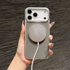 Custom logo Skin-feeling Magnetic <b>Stand</b> Tpu <b>Pc</b> Material Mobile Phone case for iphone 17 Pro 16 15 14 11 - Product Image 2