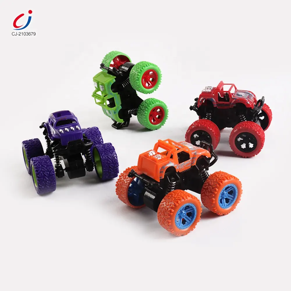 Hediye küçük mikro Off Road oyuncak otomobil araç sürtünme Powered canavar kamyon çift taraflı atalet araba oyuncak