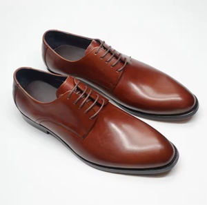 Chaussures habillées en cuir véritable pour hommes, à bout fermé, à enfiler, imperméables, légères, antidérapantes, intemporelles, pour le bureau - Product Image 5