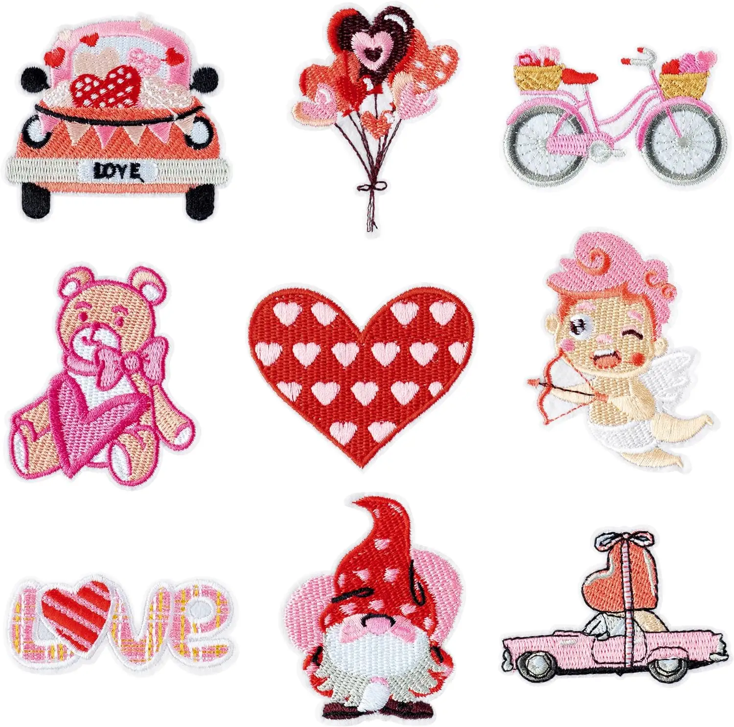 Patch terbatas liburan pabrik langsung menjual kustom bordir Hari Valentine Patch siap untuk merayakan liburan