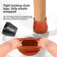 Nouvelles protections universelles épaisses en silicone pour pieds de table, coussinets de meubles en silicone, protège-pieds de chaise pour chaises et tables
