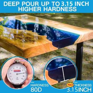 LSY 2:1 7.5kg 2 Inch Thick Verser Casting Resin for River Tables Deep Resin Molds Live Edge Wood and Deep Art Casting - Product Image 5