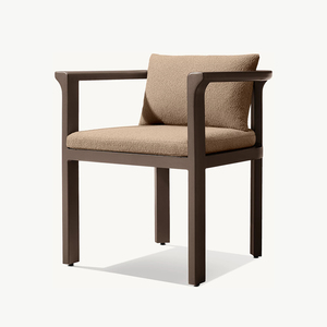 Ensemble de salle à manger en aluminium pour l'extérieur, chaises et table de jardin pour patio, hôtel, villa, parc - Product Image 2