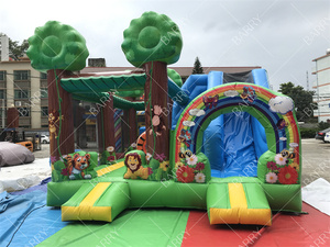 <span class=keywords><strong>Château</strong></span> gonflable <span class=keywords><strong>de</strong></span> bonne qualité avec toboggan, lit pour enfants - Product Image 2