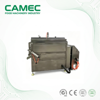 Machine automatique de cuisson et d'étirement de mozzarella 300L, machine à étirer à chaud le fromage filata pour bar à lait