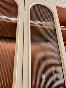 Placard en bois massif de style moderne chambre à coucher salon armoire vestiaire à bas prix Mdf porte fabricant Direct Home Furniture - Product Image 3