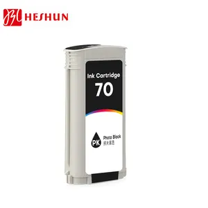 HESHUN 70-kompatible Tinten patrone für HP 70 für HP Design jet Z2100/3100/3100PS/3200/3200PS/5200PS/5400 Drucker