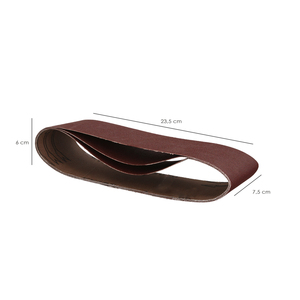 Nastro abrasivo di ricambio 75x533 mm, grana 120 (3 pezzi) - Product Image 2