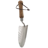 SUNSHINE Mini Pala da Giardino con Manico in Legno, Pala in Acciaio Inossidabile per Scavare, Diserbo e Dissodare il Terreno, Attrezzo Manuale