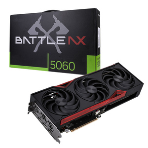 การ์ดแสดงผลราคาสูง RTX 5060 GPU รุ่นสีดำ8G รองรับการติดตามรังสีและ Ai ที่เป็นสัญลักษณ์สีแดงและสีดำสวยงามสำหรับเกมคลาสสิก desig - Product Image 1