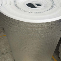 Rouleaux de feuille de mousse EPE tissés Film d'aluminium réfléchissant Feuille d'aluminium EPE réfléchissante