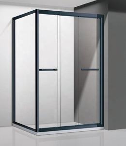 ตู้ประตูห้องอาบน้ําบานเลื่อนดีไซน์ไม่ซ้ําใครของโรงแรมพร้อมโครงสแตนเลสและกระจกนิรภัย - Product Image 3