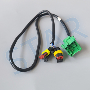 Kabel listrik mobil, 12 Pin pemutar CD TE soket FMS Plug 1-967627-1 hingga 2/3 Pin AMP konektor segel Super Otomotif - Product Image 4