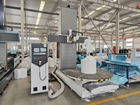 Machine de découpe CNC 3D à 5 axes WS1525 avec moteur à broche unique NC Studio pour la fabrication de sculptures en mousse EPS