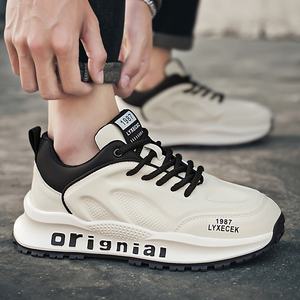 Chaussures décontractées pour hommes, style rétro sportif, originales, neuves, 2026, en maille, tendance, durables, respirantes, antidérapantes, légères, semelles épaisses, anti-odeurs - Product Image 4