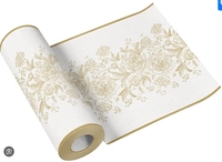Serviettes en tissu jetables personnalisées 1 pli Airlaid blanc bleu rouge noir nappe de banquet de fête de mariage sac de linge de maison