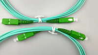 EONKEY Cordon de brassage à fibre optique 1,6 mm G657A2 3,0 mm 1,5 m 2 m 3,5 m 3 m 4 m jaune vert aqua blanc garter