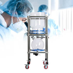 Sac d'équipement de filtre à vide en verre 220V pour les industries de laboratoire de filtration de liquide efficace Composant de moteur de base 1 an ISO CE ATEX - Product Image 1