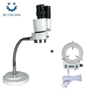 LED 조명이있는 전기 치과 기술자 데스크탑 현미경 8x10x 돋보기 치과 외과 현미경 - Product Image 2