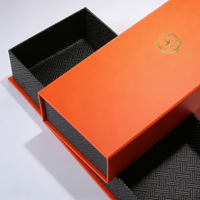 Boîte cadeau cosmétique en papier recyclé, forme personnalisée, boîtes rigides de luxe pour échantillons de parfum, emballage avec laminage mat, impression de logo