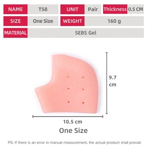 Coussinets de talon très demandés, inserts pour fasciite plantaire, coussinets de talon pour tendinite d'Achille, pour hommes et femmes. Coussinets de talon en gel - Product Image 2