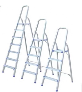 מקומי סולם 2-9 צעדים עם למעלה כלי מגש, בטיחות סולם צעד עגלה - Product Image 1