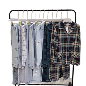 Primavera e Autunno <span class=keywords><strong>Pigiama</strong></span> a maniche lunghe da <span class=keywords><strong>Uomo</strong></span> Cardigan di abbigliamento a due pezzi set - Product Image 1