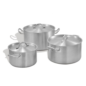 Marmite Grande Capacité Professionnelle en Acier Inoxydable de 24/26/28/30cm, Vente en Gros d'Usine pour Cuisine Commerciale - Product Image 2