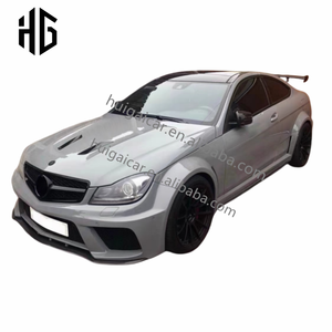 Capot de capot en Fiber de carbone W204 en gros d'usine pour Mercedes W204 C63 507 AMG capots de moteur pièces de carrosserie - Product Image 3