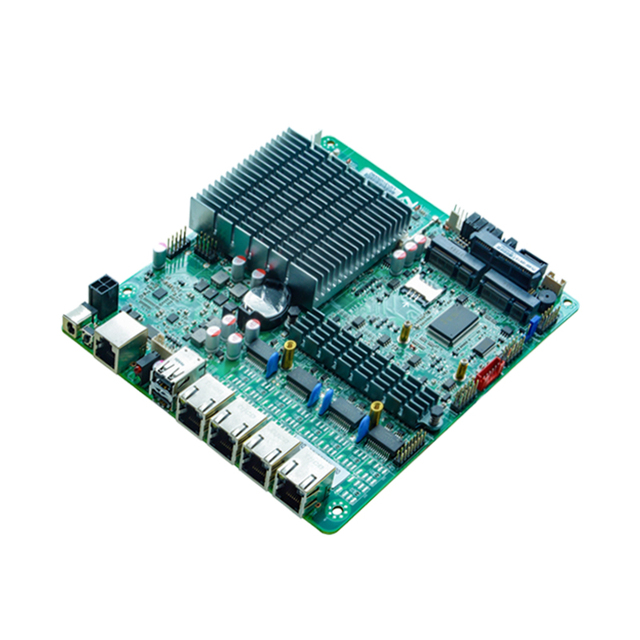 ITX-M9F J1900 Mini-ITX Motherboard 4 Gigabit Ethernet Ports Fanless Intel Quad Core DDR3 Single Channel Desktop New