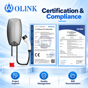 เครื่องชาร์จรถยนต์ไฟฟ้า OLINK Universal Type 2 ขนาด 22kW 32A แบบสามเฟส พร้อมปลั๊ก CEE สำหรับยานยนต์ไฟฟ้าในยุโรป - Product Image 2