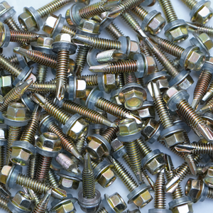 Çatı Vidası Altıgen Başlı Kendinden Delikli Tek Vida Çinko Kaplı Metal Levha İnşaatı İçin - Product Image 2