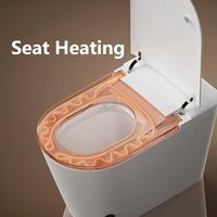 Appareil sanitaire moderne Capteur de pied Chasse d'eau automatique Toilette monobloc Céramique Cuvette de toilette intelligente Salle de bains Toilette intelligente