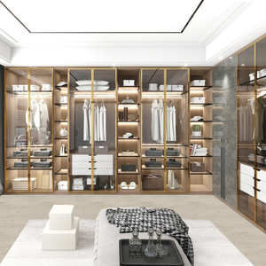 Armario organizador <span class=keywords><strong>de</strong></span> puerta <span class=keywords><strong>de</strong></span> madera, mueble funcional y barato para dormitorio - Product Image 4