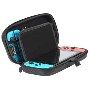 Noir pu antichoc eva jeu vidéo étui de protection pochette